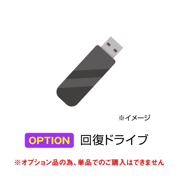 Web Option 回復ドライブ作成