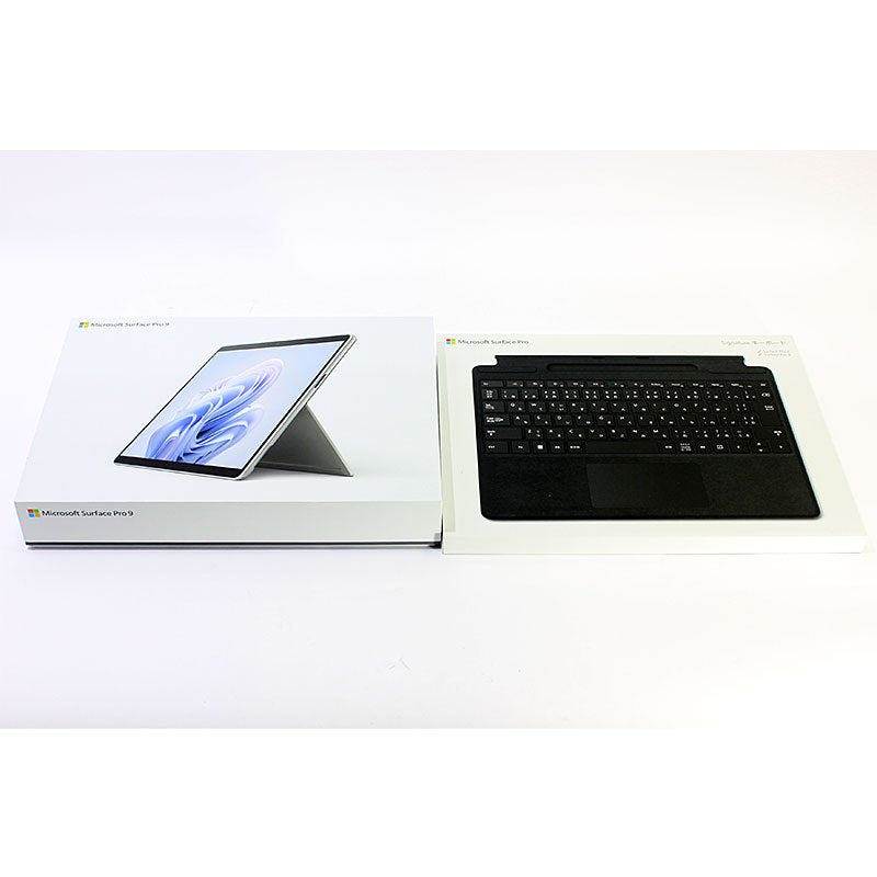タブレット PC Microsoft 13型 タッチパネル Surface Pro 9 QZE-00011 Core i5-1245U メモリ8GB SSD256GB 無線LAN Webカメラ Windows11 Home 箱あり 良品中古 パソコン 2022年モデル + Surface Pro Signature キーボード ブラック 日本語 8X8-00019 良品中古 セット-thumbmail-3