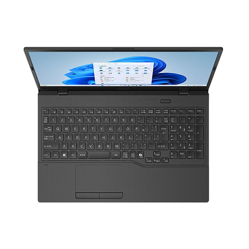 ノートパソコン 富士通 15.6型 フルHD LIFEBOOK WE1-K3 FMVWK3E175 Core i7-1355U メモリ16GB SSD512GB 無線LAN テンキー Webカメラ Windows11 Home Office無し リファビッシュ 2025年モデル ブラック-thumbmail-2