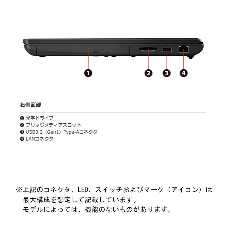 ノートパソコン 16型 WUXGA dynabook P56/LY A6PALYL156DA Core i5-1334U メモリ8GB SSD256GB DVD マルチ 無線LAN Webカメラ MS Office 2024 Windows11 Pro 新品 PC 2025年モデル-thumbmail-3
