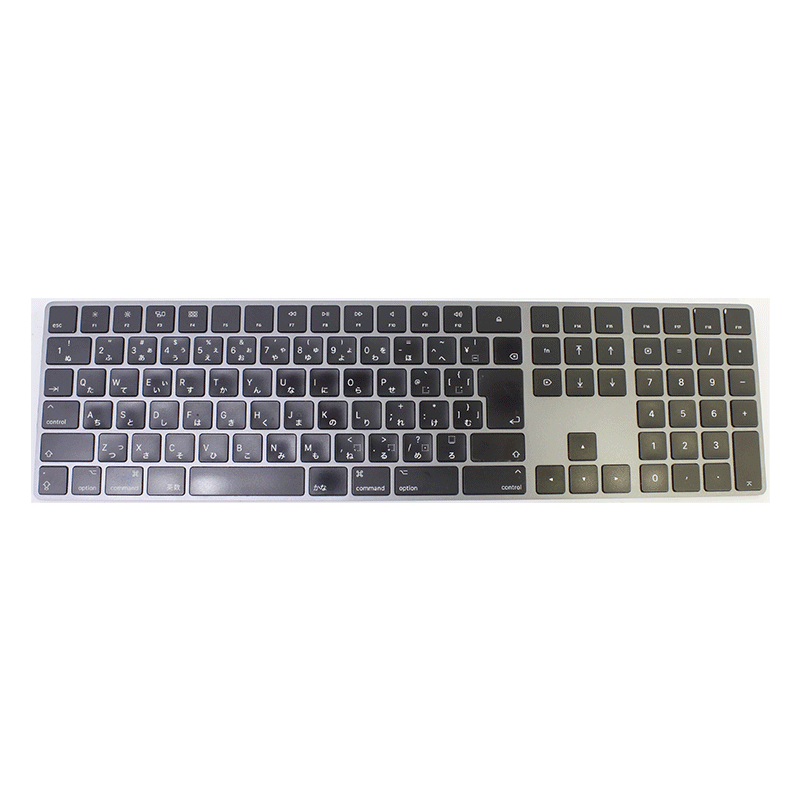 JUNK Apple ワイヤレスキーボード テンキー付き (A1843)※キートップ外れ&キー陥没有り