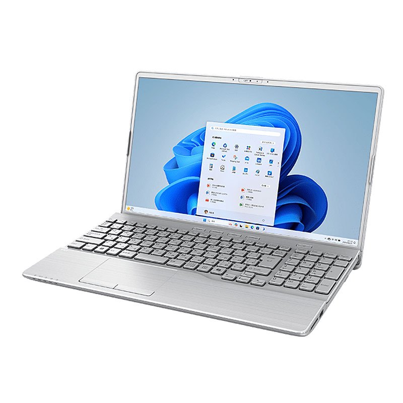 ノートパソコン 富士通 フルHD 15.6型 FMV Note A WA1-K3 FMVAH12002 Ryzen5-7430U メモリ16GB SSD512GB DVD マルチ 無線LAN Webカメラ テンキー Windows11 Home Office無し リファビッシュ PC ファインシルバー 2025年モデル-thumbmail-7