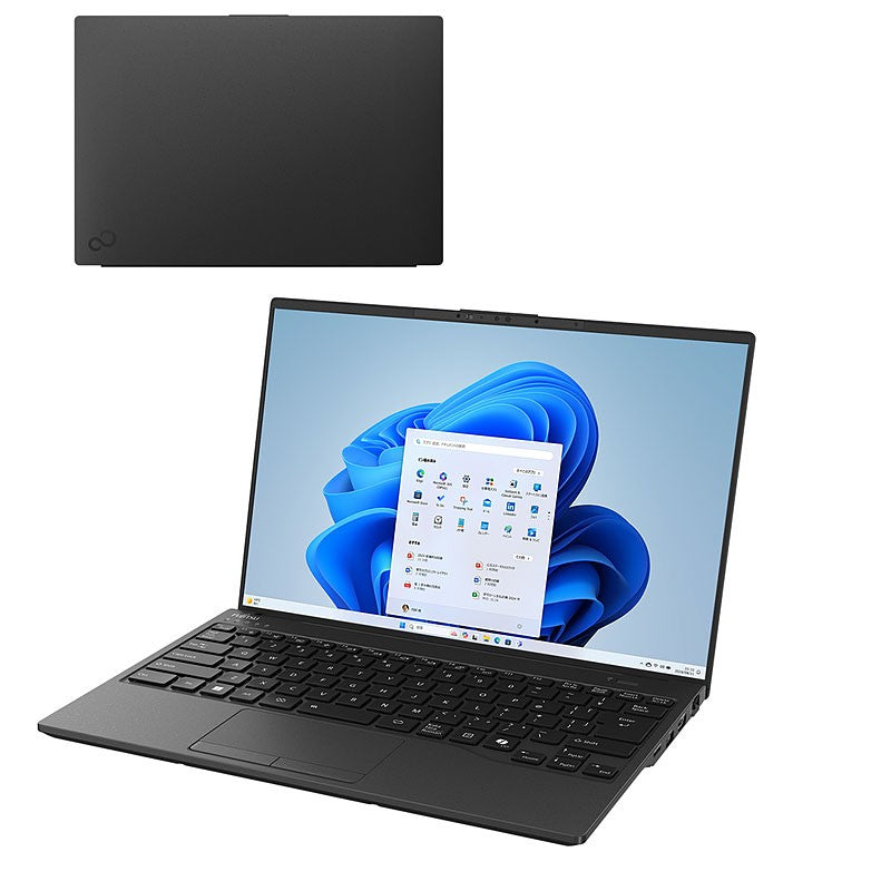 ノートパソコン 富士通 14型 WUXGA LIFEBOOK WU2/J3 FMVUH03001 Core Ultra7 155H メモリ16GB SSD1TB Wi-Fi7 Webカメラ Windows11 Home リファビッシュ PC ピクトブラック 軽量 薄型 2024年モデル-thumbmail-2