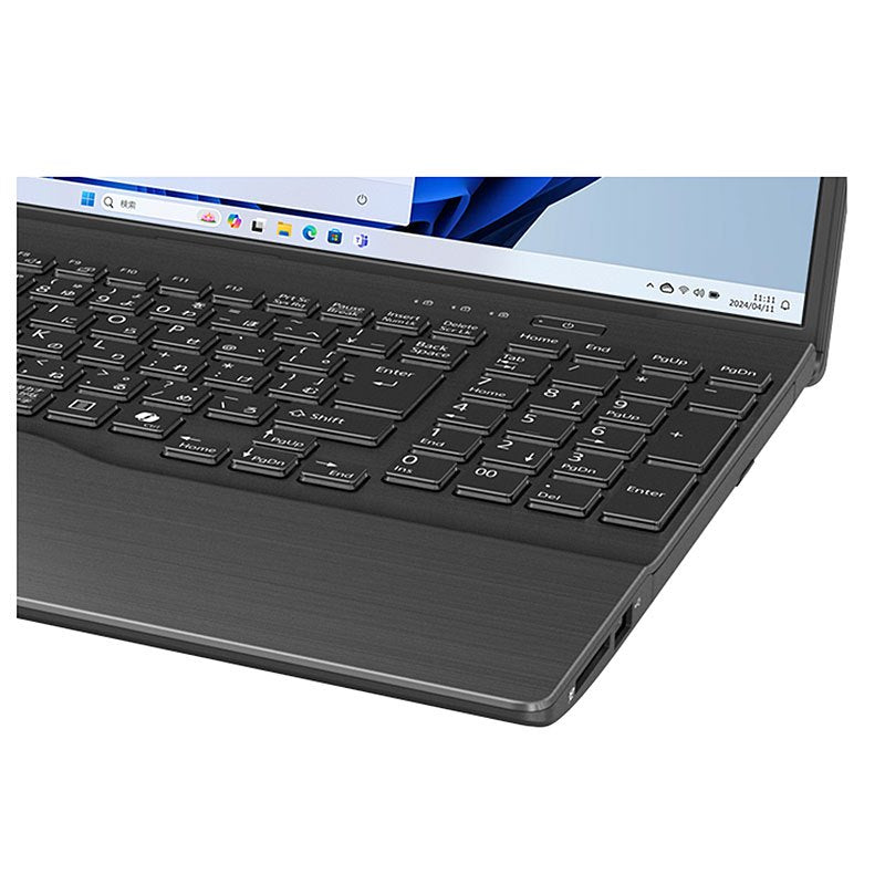 ノートパソコン 富士通 16型 WUXGA FMV WA3-K3 FMVAH13008 Core i3-1315U メモリ8GB SSD256GB DVD マルチ 無線LAN Webカメラ テンキー Windows11 Home リファビッシュ PC ブライトブラック 2025年モデル-thumbmail-3