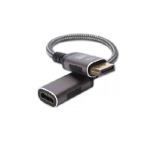 リーダーメディアテクノ Lazos DisplayPortオス-HDMIメス 変換アダプター 10cm [L-AHD10]