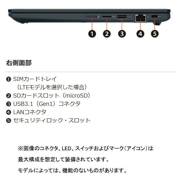 ノートパソコン 13.3型 フルHD dynabook G83/LY A6G2LYL2122A Core i5-1334U メモリ8GB SSD256GB 無線LAN Webカメラ MS Office 2021 Windows11 Pro 超軽量 1kg未満 新品 PC 2024年モデル-thumbmail-3
