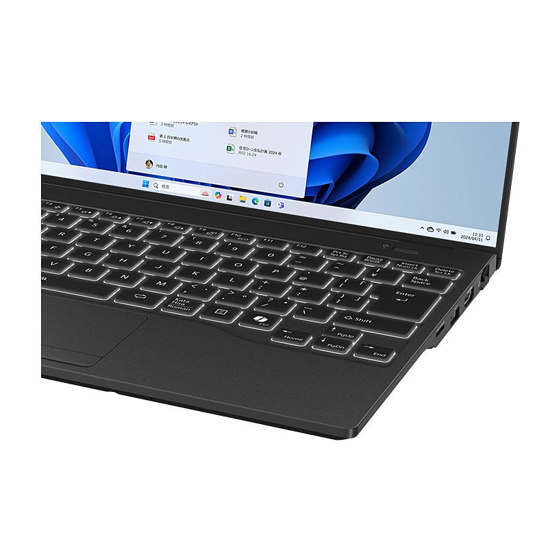 ノートパソコン 富士通 14型 WUXGA LIFEBOOK WU2/J3 FMVUH03005 Core Ultra7 155H メモリ64GB SSD256GB 無線LAN 5G LTE Webカメラ Windows11 Home リファビッシュ PC ピクトブラック 軽量 薄型 2024年モデル-thumbmail-3