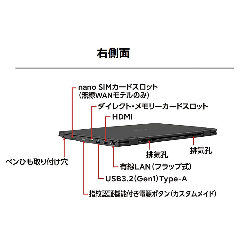 現金特価 ノートパソコン 富士通 13.3型 タッチパネル フルHD LIFEBOOK U9314X/S FMVU74016 Core Ultra 5-135U メモリ16GB SSD256GB 無線LAN 5G 対応 Windows11 Pro リファビッシュ 2in1 PC-thumbmail-3