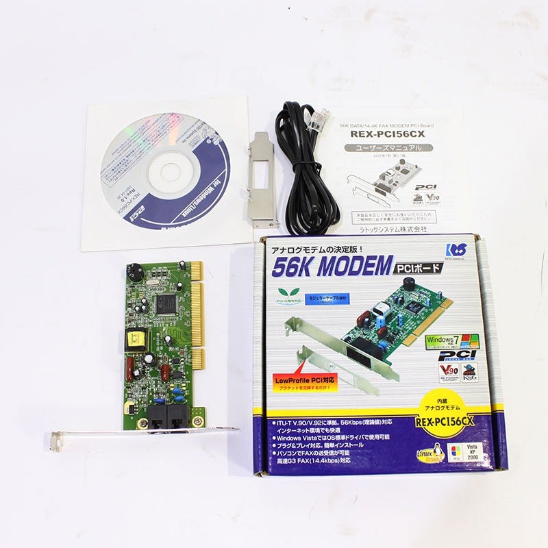 【JUNK】 RATOC PCI接続 アナログモデムPCIボード [REX-PCI56CX]-thumbmail-3