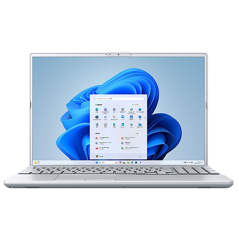 ノートパソコン 富士通 16型 WUXGA LIFEBOOK WA3/J3 FMVAH11004 Core i7-1255U メモリ16GB SSD512GB Blu-ray 無線LAN Webカメラ テンキー Windows11 Home リファビッシュ PC ファインシルバー 2024年モデル-thumbmail-4