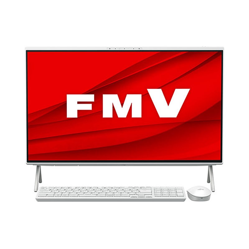 デスクトップ PC 富士通 23.8インチ フルHD 液晶一体型 ESPRIMO WF1/H3 FMVFH05001 Core i5-1240P メモリ8GB SSD512GB 無線LAN Webカメラ Windows11 Home リファビッシュ パソコン 2023年モデル-thumbmail-2