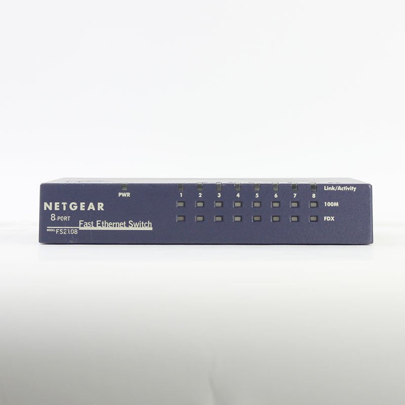 JUNK NETGEAR 8ポートスイッチングハブ (FS2108)