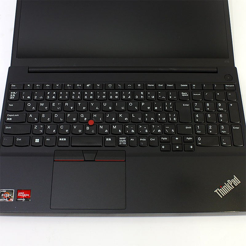 現金特価 ノートパソコン Lenovo 15.6型 フルHD ThinkPad E15 Gen3 20YHS15Y00 Ryzen5 5500U メモリ16GB SSD256GB 無線LAN Webカメラ Windows11 Pro 良品中古 2021年モデル-thumbmail-3