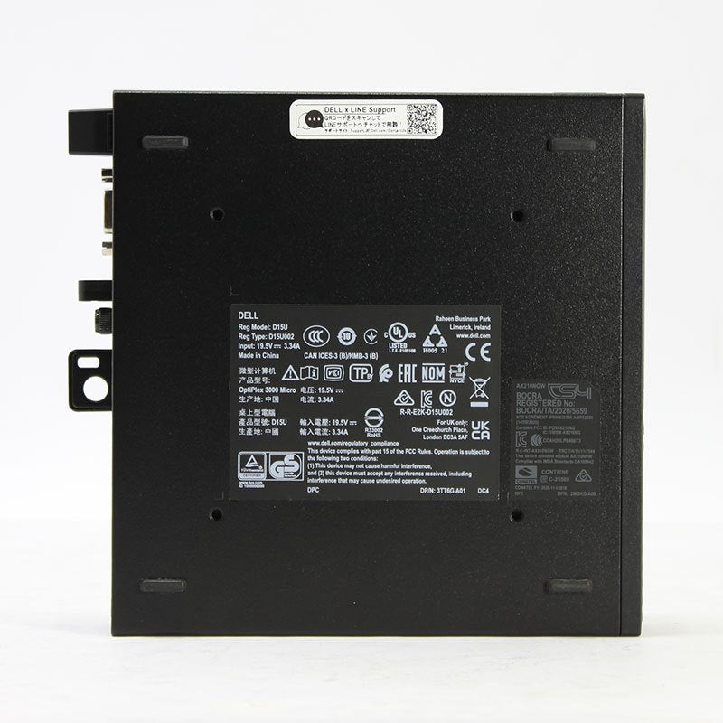 デスクトップPC DELL OptiPlex 3000 Micro Core i5-12500T メモリ16GB SSD256GB 無線LAN Windows11 Pro 良品中古 超コンパクト 2022年モデル-thumbmail-6