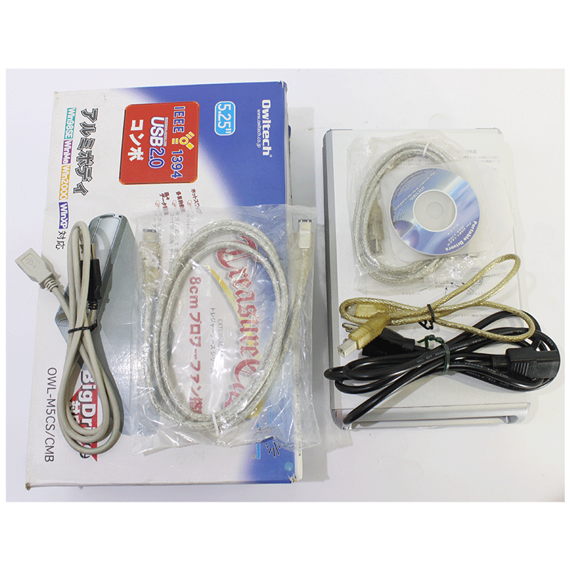 JUNK Owltech IDE接続外付けHDDケース (OWL-M5CS/CMB) ※フロントパネル無し-thumbmail-4