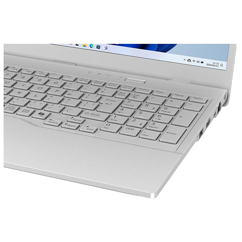 ノートパソコン 富士通 15.6型 フルHD LIFEBOOK WE1-K3 FMVWK3E15W Core i5-1335U メモリ16GB SSD512GB 無線LAN テンキー Webカメラ Windows11 Home Office無し リファビッシュ 2025年モデル ホワイト-thumbmail-3