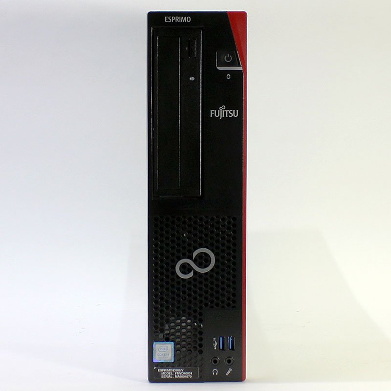 デスクトップ PC 富士通 ESPRIMO D588/V FMVD40001 Core i5-8500 メモリ16GB SSD256GB DVD ROM 良品中古 パソコン Windows11 Pro 2018年モデル-thumbmail-2
