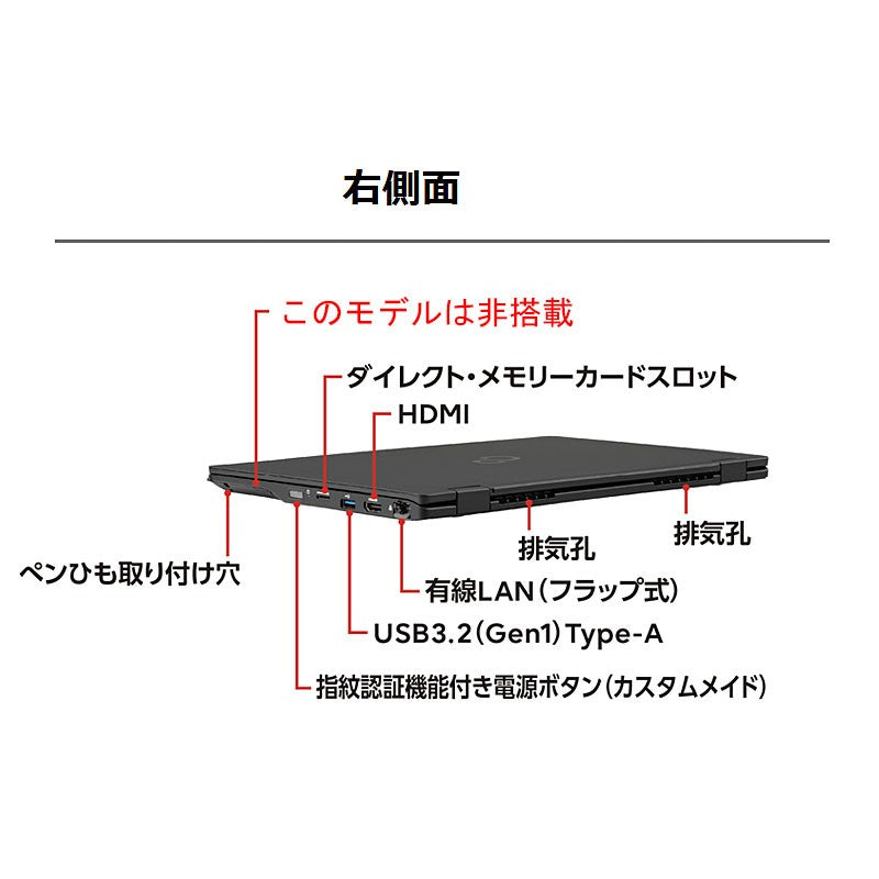 ノートパソコン 富士通 13.3型 タッチパネル フルHD LIFEBOOK U9314X/S FMVU74012 Core Ultra 5-135U メモリ16GB SSD256GB 無線LAN Windows11 Pro リファビッシュ 2in1 PC-thumbmail-3