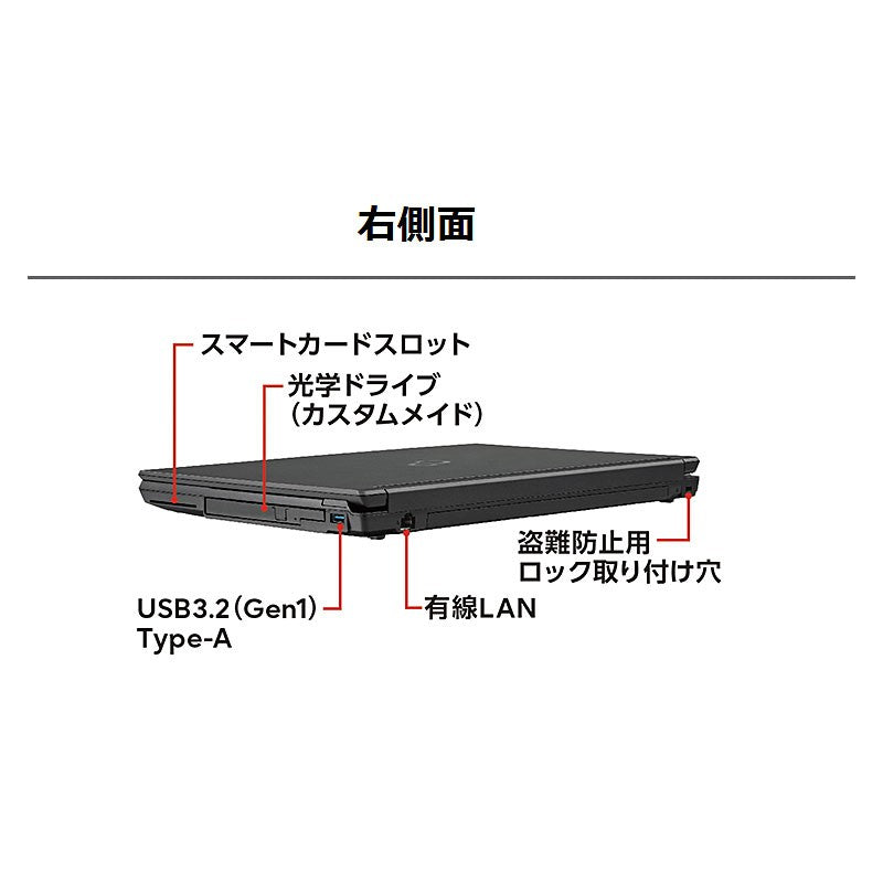 ノートパソコン 富士通 15.6型 LIFEBOOK A7513/R FMVA0E031 Core i7-1370P メモリ8GB SSD1TB DVD マルチ 無線LAN Webカメラ 顔認証 Windows11 Pro リファビッシュ PC 2024年モデル-thumbmail-3