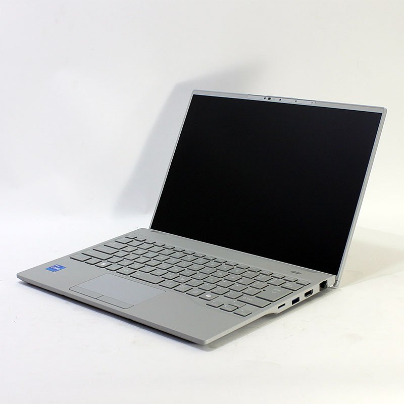 ノートパソコン 富士通 14型 WUXGA LIFEBOOK WU2/J FMVUH04002 Core i5-1235U メモリ8GB SSD256GB 無線LAN Webカメラ Windows11 Home PC フロストグレー 軽量 中古 難あり ※画面シミあり-thumbmail-7