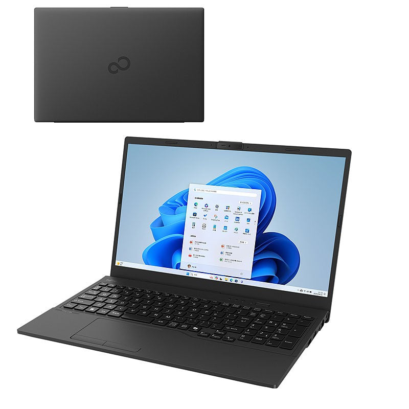 ノートパソコン 富士通 15.6型 フルHD LIFEBOOK WA1/J2 FMVWJ2A152 Core i5-1235U メモリ16GB SSD512GB 無線LAN テンキー Webカメラ Windows11 Home Office無し リファビッシュ 2024年モデル ブラック-thumbmail-6