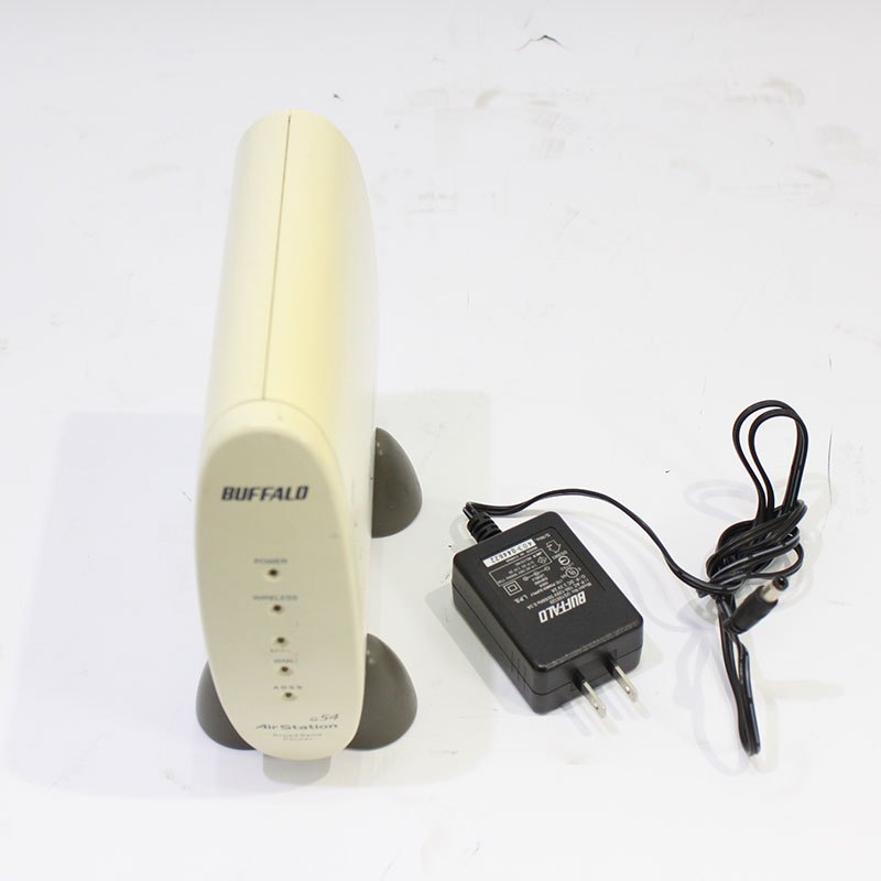 【JUNK】 BUFFALO Wifiルーター [WBR2-G54] ※筐体黄ばみ有り-thumbmail-4