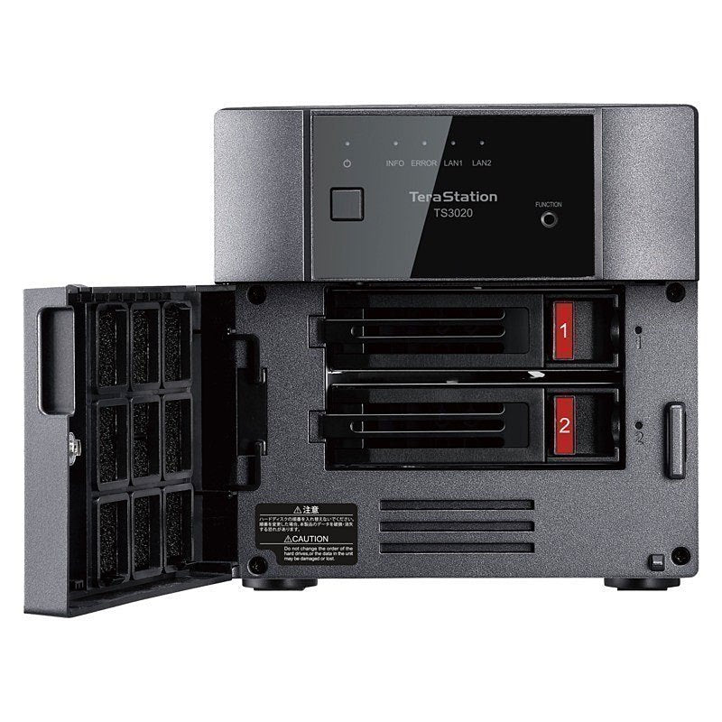 現金特価 BUFFALO TeraStation テラステーション 4TB 2ドライブ NAS TS3220DN0402 大容量ファイルサーバー-thumbmail-11