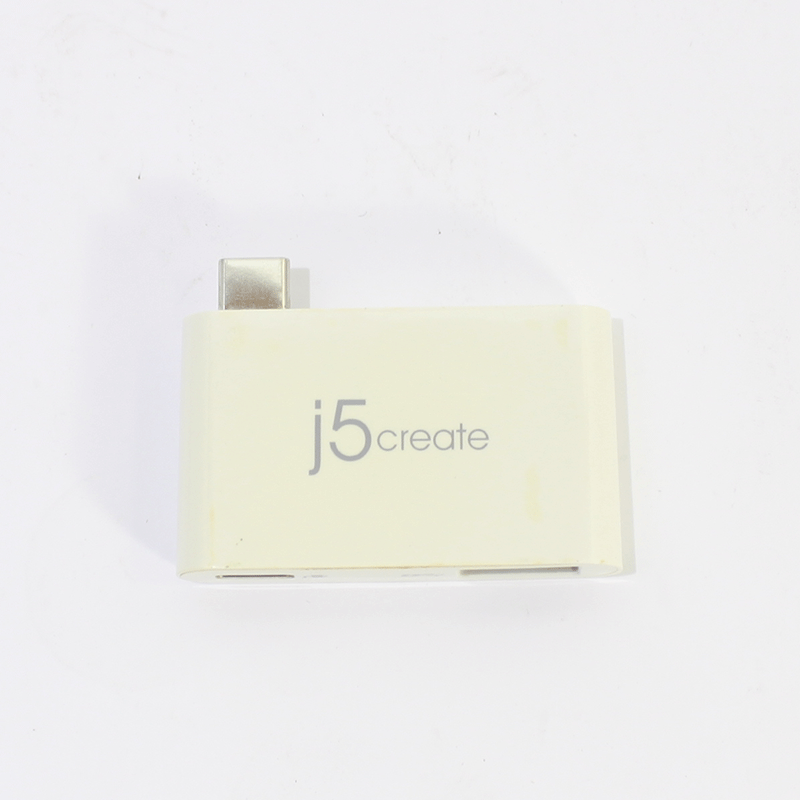 JUNK j5create USB(Type-C)→USB(Type-C)+USB(Type-A)変換ハブ (JCH349)