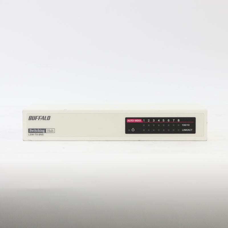 【JUNK】 BUFFALO 8ポートスイッチングハブ [LSW-TX-8NS(C3)]