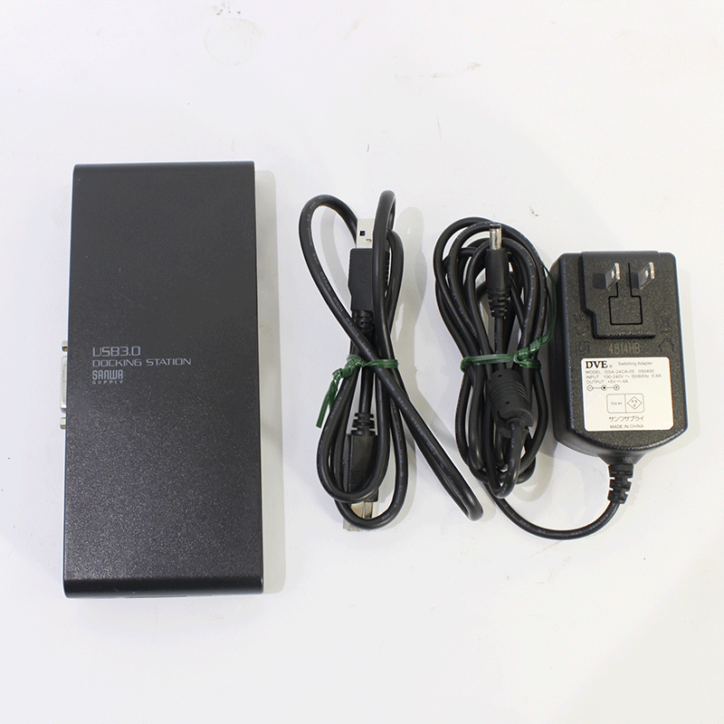 JUNK サンワサプライ USB3.0ドッキングステーション (USB-CVDK1) ※縦置きスタンド無し-thumbmail-3