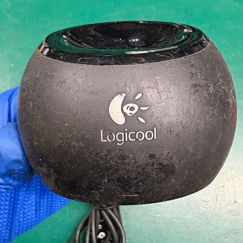 JUNK Logicool USB接続Webカメラ (V-UCC22) ※スタンド塗装劣化有り