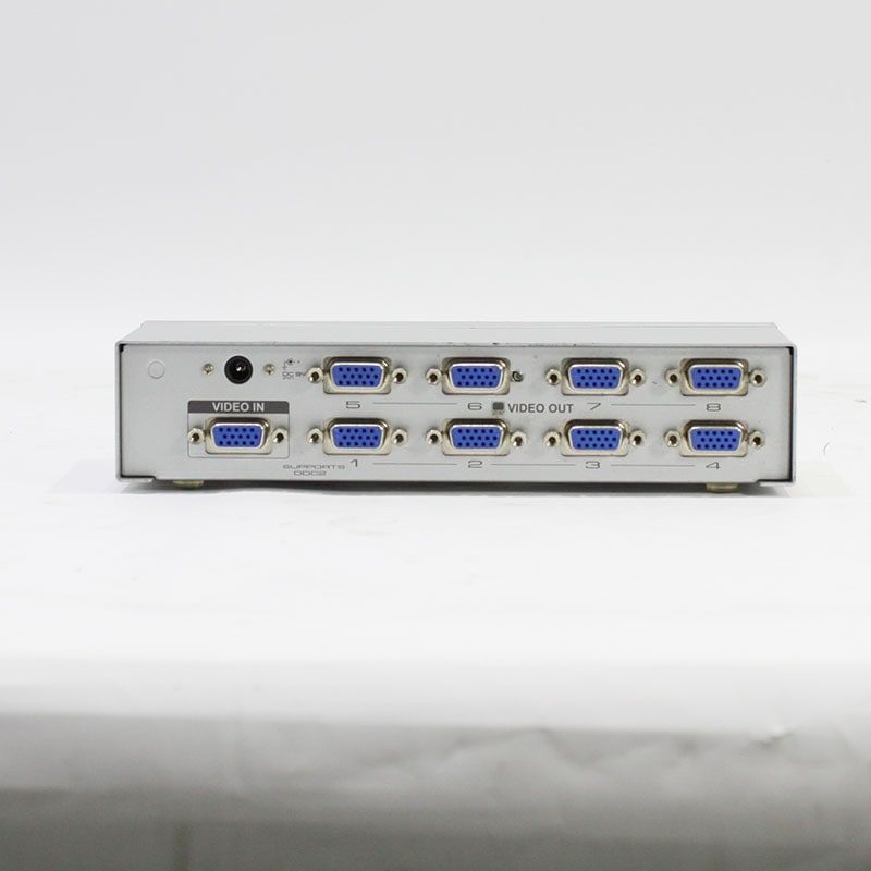 【JUNK】SANWA SUPPLY モニタ分配器(8分配) [VGA-HR8K] ※ACアダプタ無し