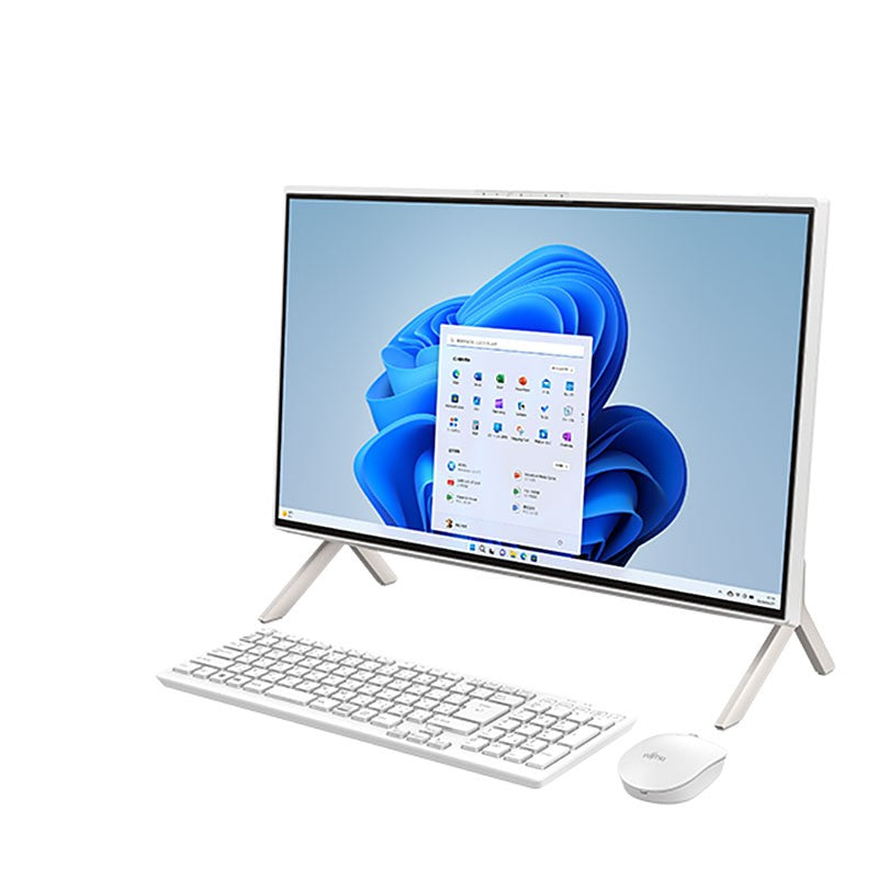 デスクトップ PC 富士通 23.8インチ フルHD 液晶一体型 ESPRIMO WF1/H3 FMVFH05001 Core i5-1240P メモリ8GB SSD512GB 無線LAN Webカメラ Windows11 Home リファビッシュ パソコン 2023年モデル-thumbmail-4