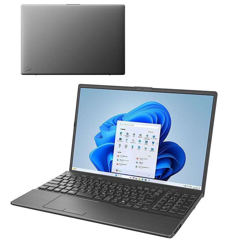 ノートパソコン 富士通 16型 WUXGA FMV WA3-K3 FMVAH13008 Core i3-1315U メモリ8GB SSD256GB DVD マルチ 無線LAN Webカメラ テンキー Windows11 Home リファビッシュ PC ブライトブラック 2025年モデル-thumbmail-5