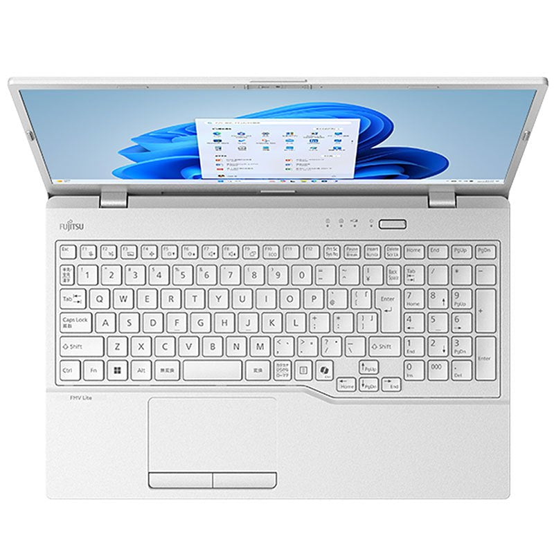 ノートパソコン 富士通 15.6型 フルHD LIFEBOOK WA1/J2 FMVWJ2A15W Core i5-1235U メモリ16GB SSD512GB 無線LAN テンキー Webカメラ Windows11 Home Office無し リファビッシュ 2024年モデル ホワイト-thumbmail-4
