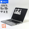 ノートパソコン Panasonic 12.4型 WUXGA+ Let's note CF-SR3 CF-SR3SDAKS Core i5-1245U メモリ16GB SSD256GB 無線LAN Webカメラ 顔認証 Windows11 Pro 良品中古 PC 2022年モデル