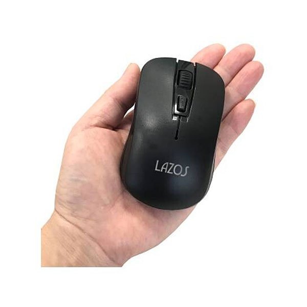Lazos 2.4GHz ワイヤレスマウス [L-YM-BK] ブラック-thumbmail-4