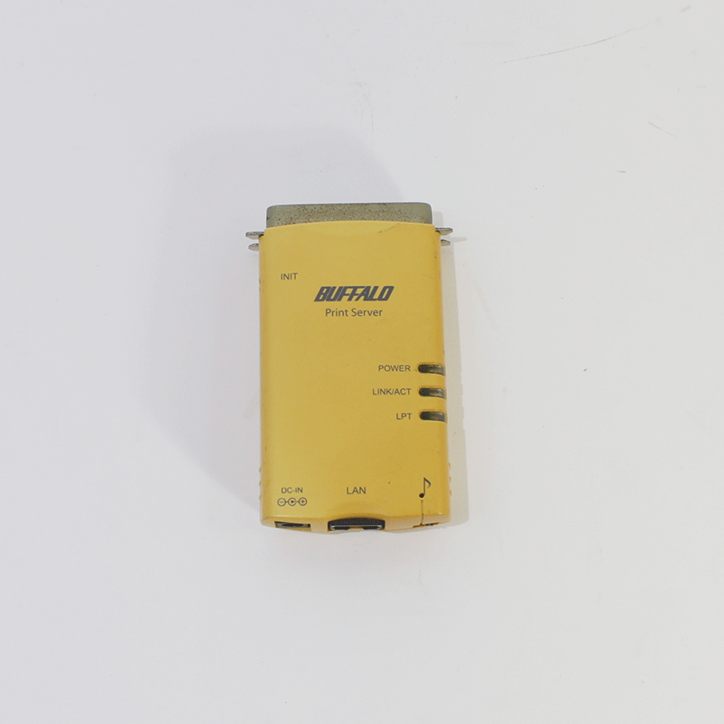 JUNK BUFFALO プリントサーバー (LPV2-TX1) ※筐体黄ばみ有り-thumbmail-1