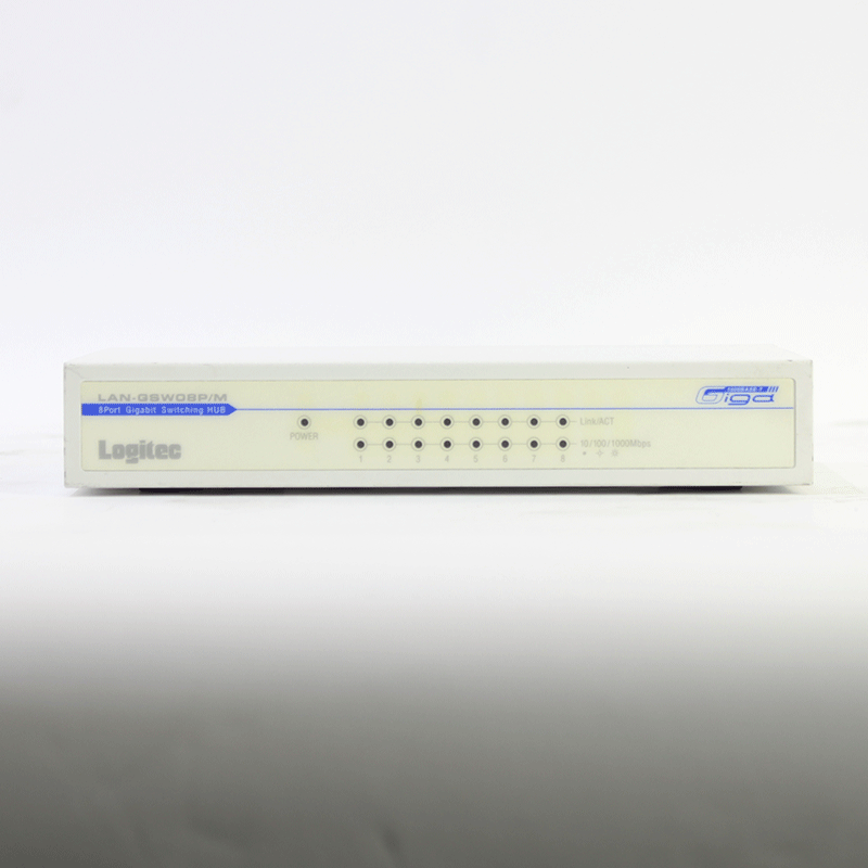 JUNK Logitec 8ポートスイッチングハブ (LAN-GSW08P/M)